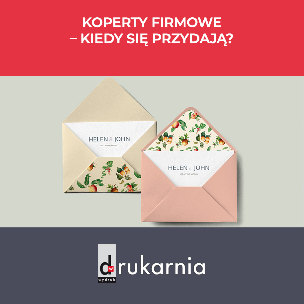 Koperty firmowe - kiedy się przydają?